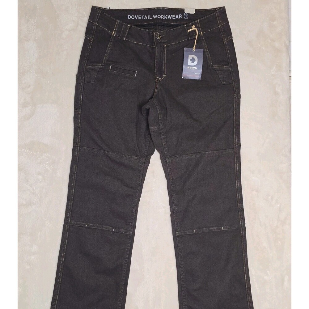 Dovetail Workwear Women’s Utility Pants 18x32 Brown Canvas Workwear NWT